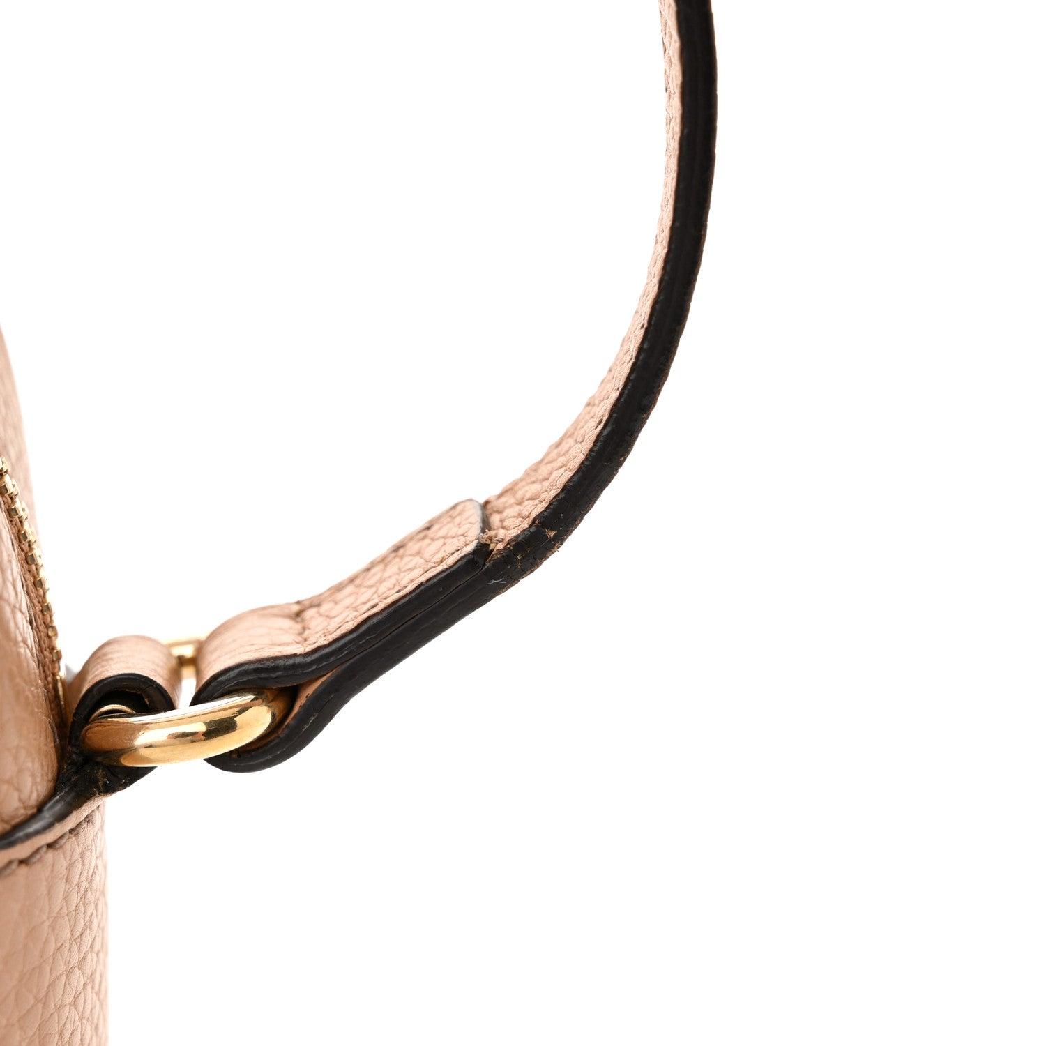 Gucci Pebbled Calfskin Small Soho Disco Bag Camelia 16 of 16