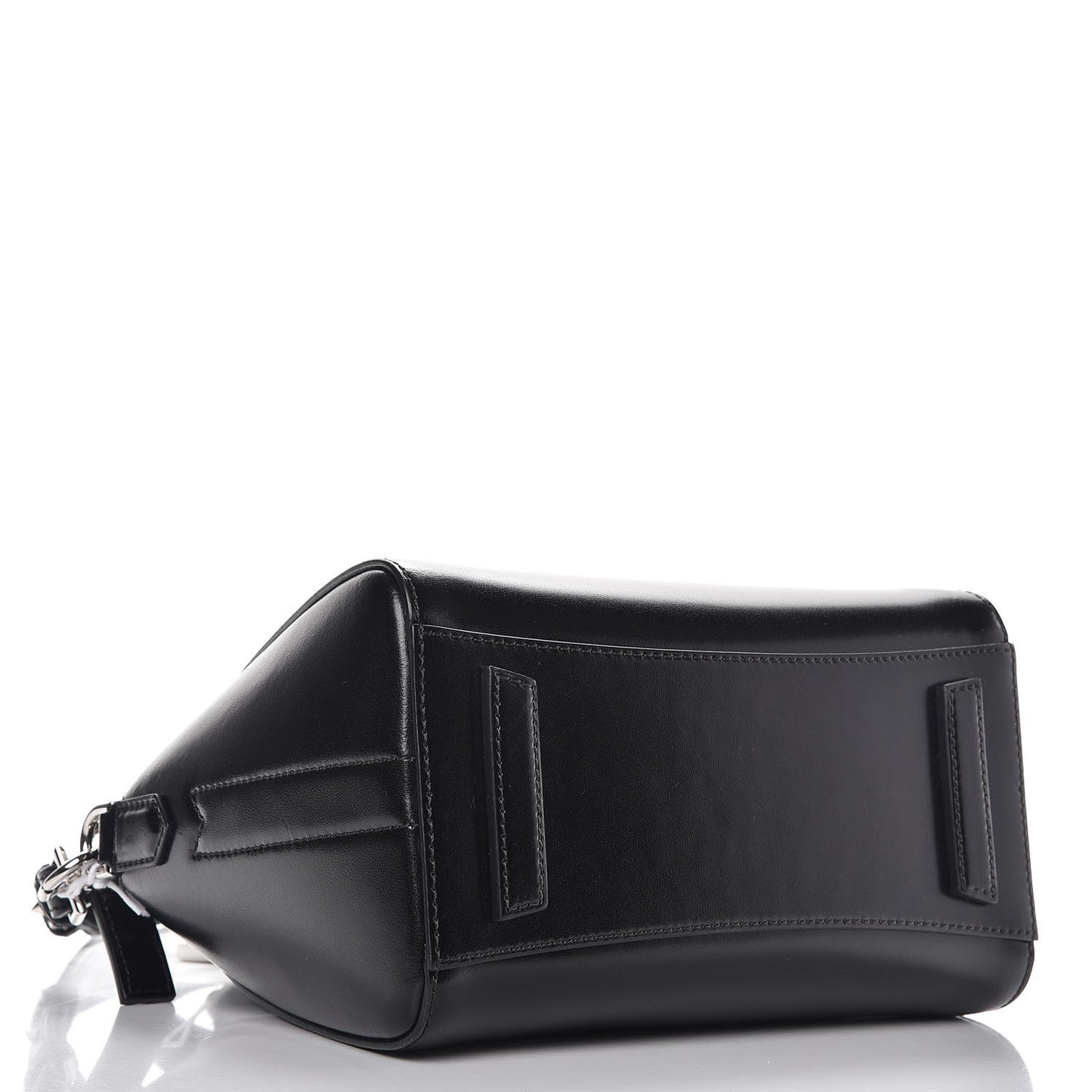 Shiny Lord Calfskin Mini Antigona Black