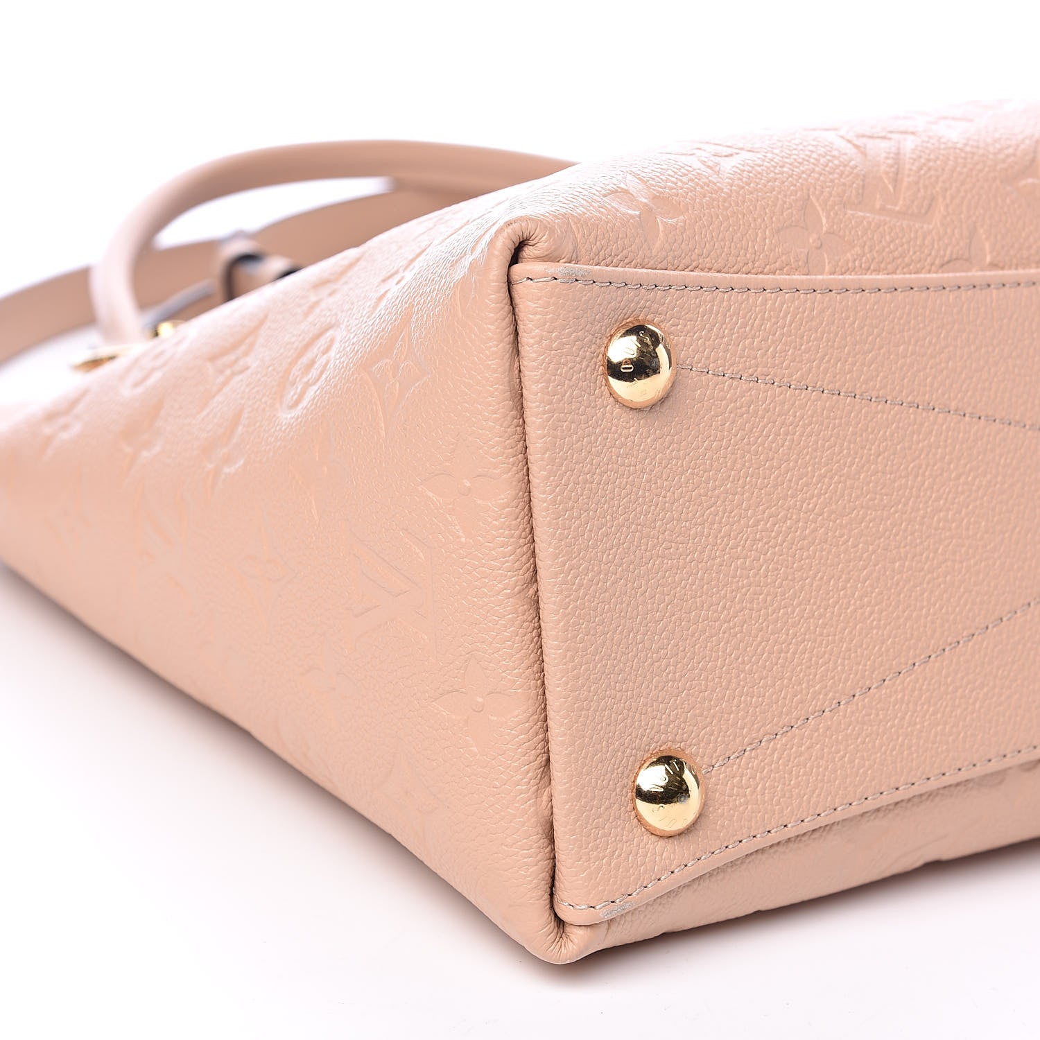 Louis Vuitton Empreinte V Tote MM Beige Rose Creme 9 of 13