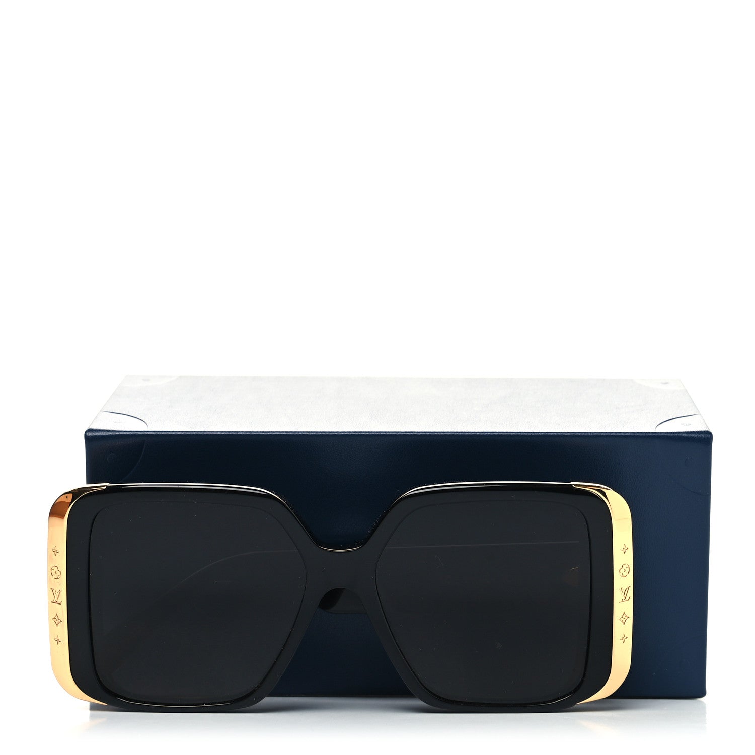 Louis Vuitton Acetate LV Moon Square Sunglasses Z1664W Black 9 of 9