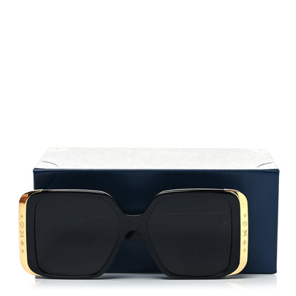 Louis Vuitton Acetate LV Moon Square Sunglasses Z1664W Black 9 of 9