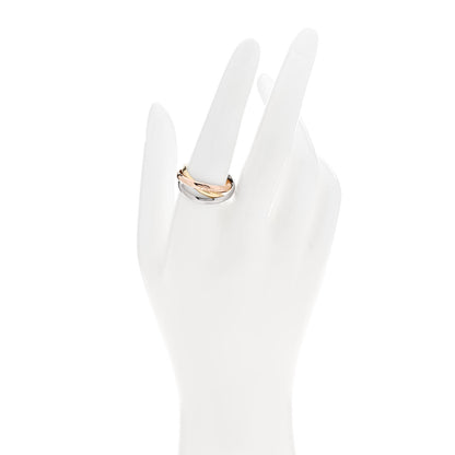 Cartier 18K Pink Yellow White Gold Small Trinity Ring 59 8.75 2 of 5