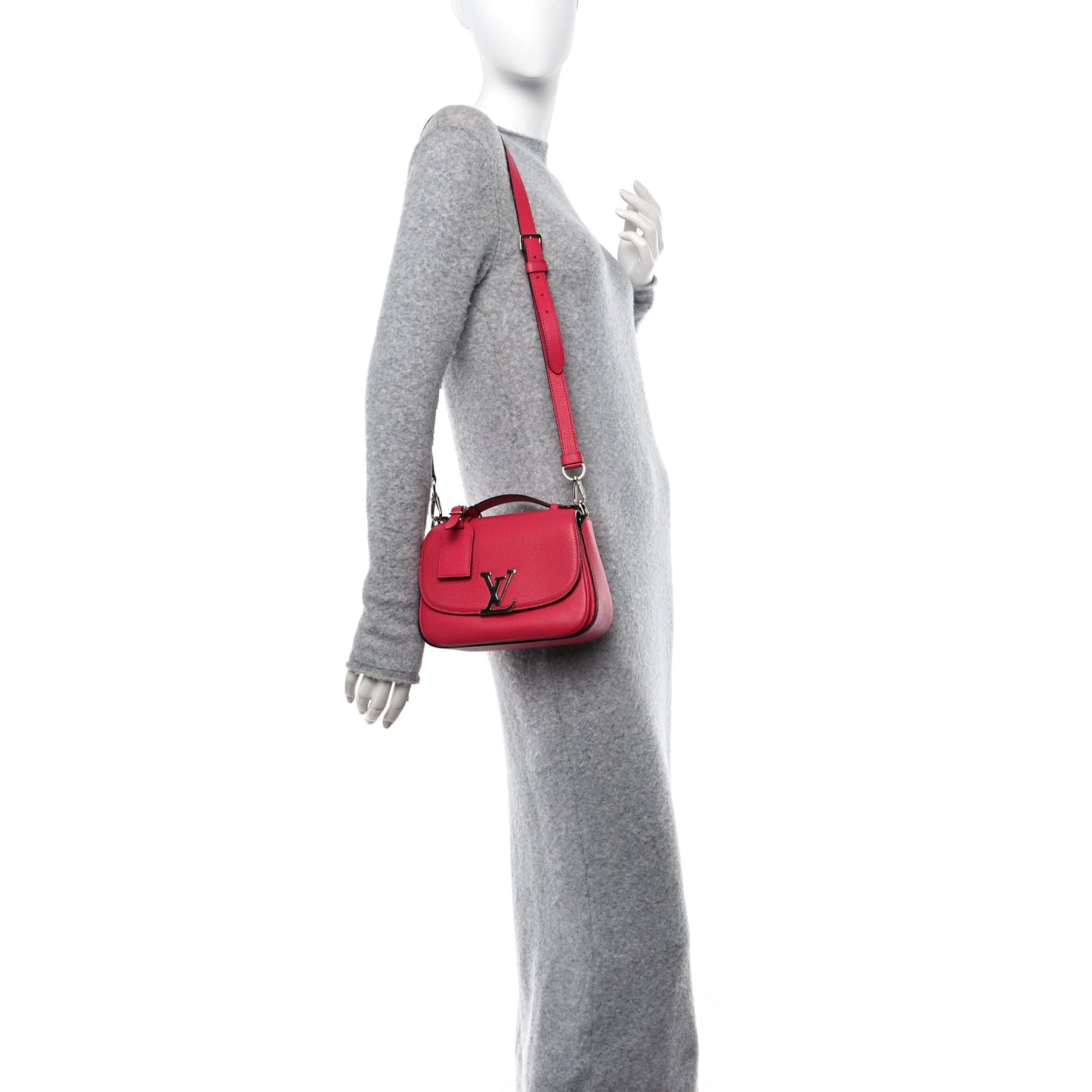 Grained Calfskin Vivienne NM Framboise