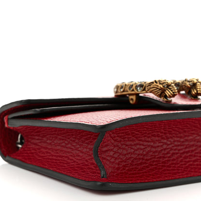 Gucci Calfskin Super Mini Dionysus Shoulder Bag Hibiscus Red 8 of 11