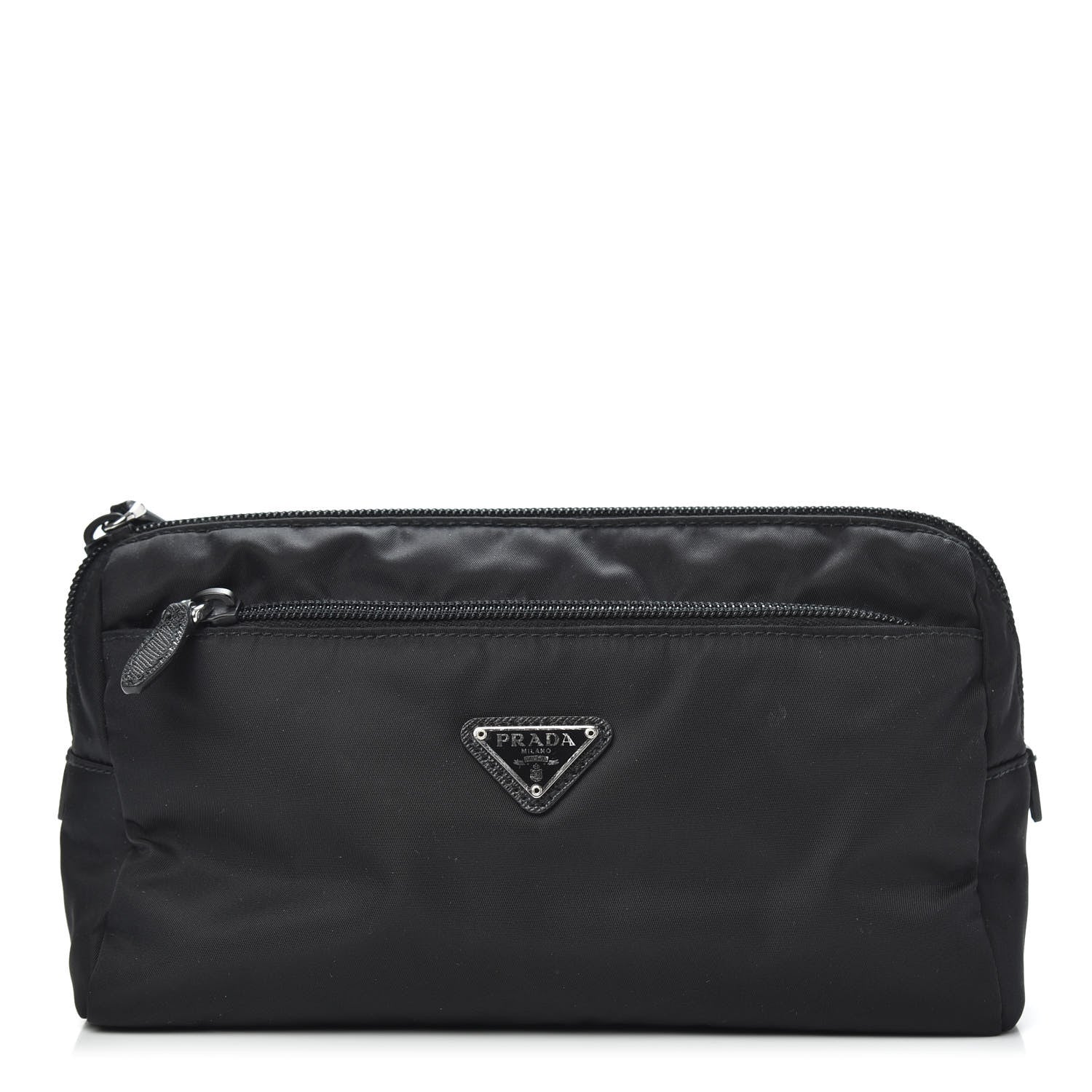 Prada Tessuto Nylon Pouch Black 1 of 9