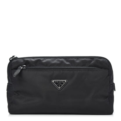 Prada Tessuto Nylon Pouch Black 1 of 9
