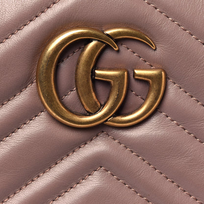Gucci Calfskin Matelasse GG Marmont Backpack Porcelain Rose 8 of 12