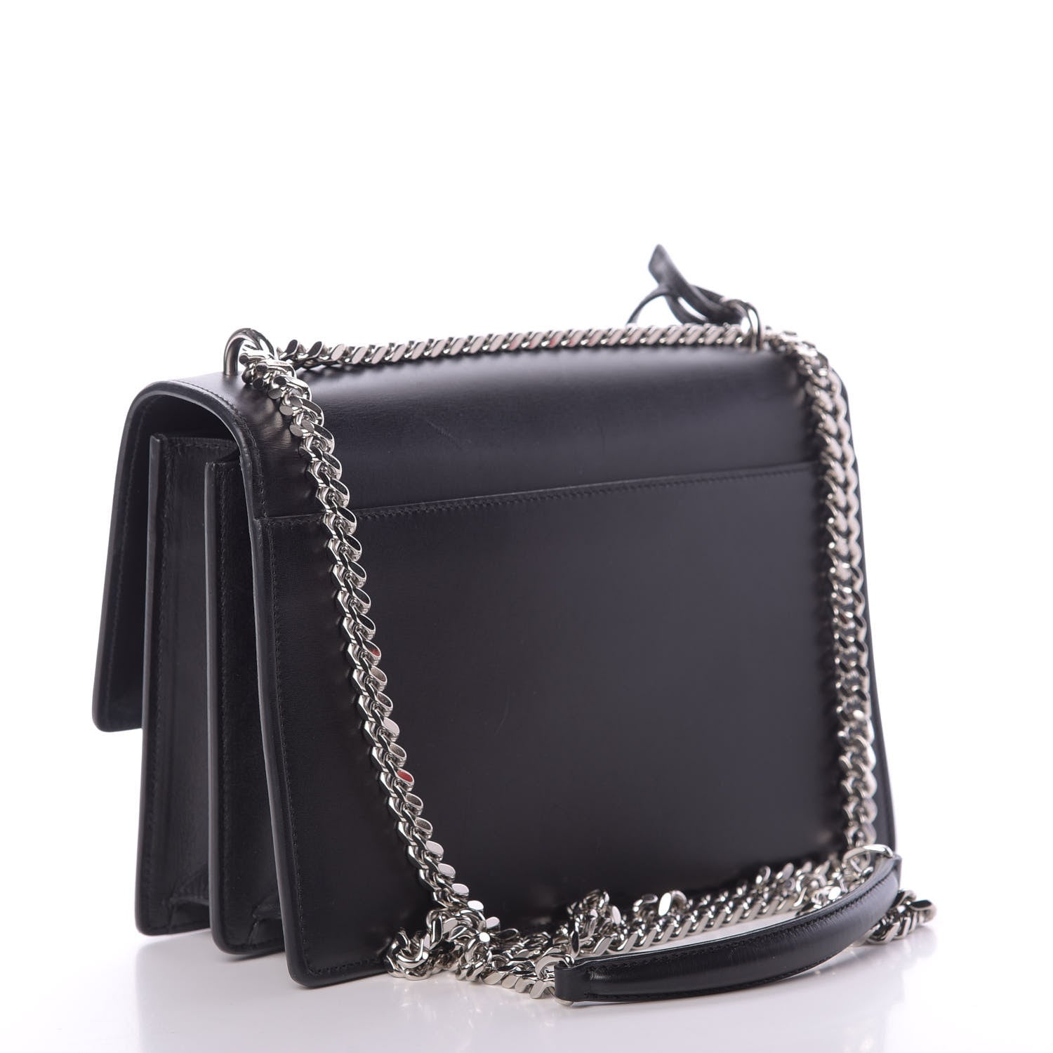 Saint Laurent Calfskin Medium Monogram Sunset Black 4 of 19