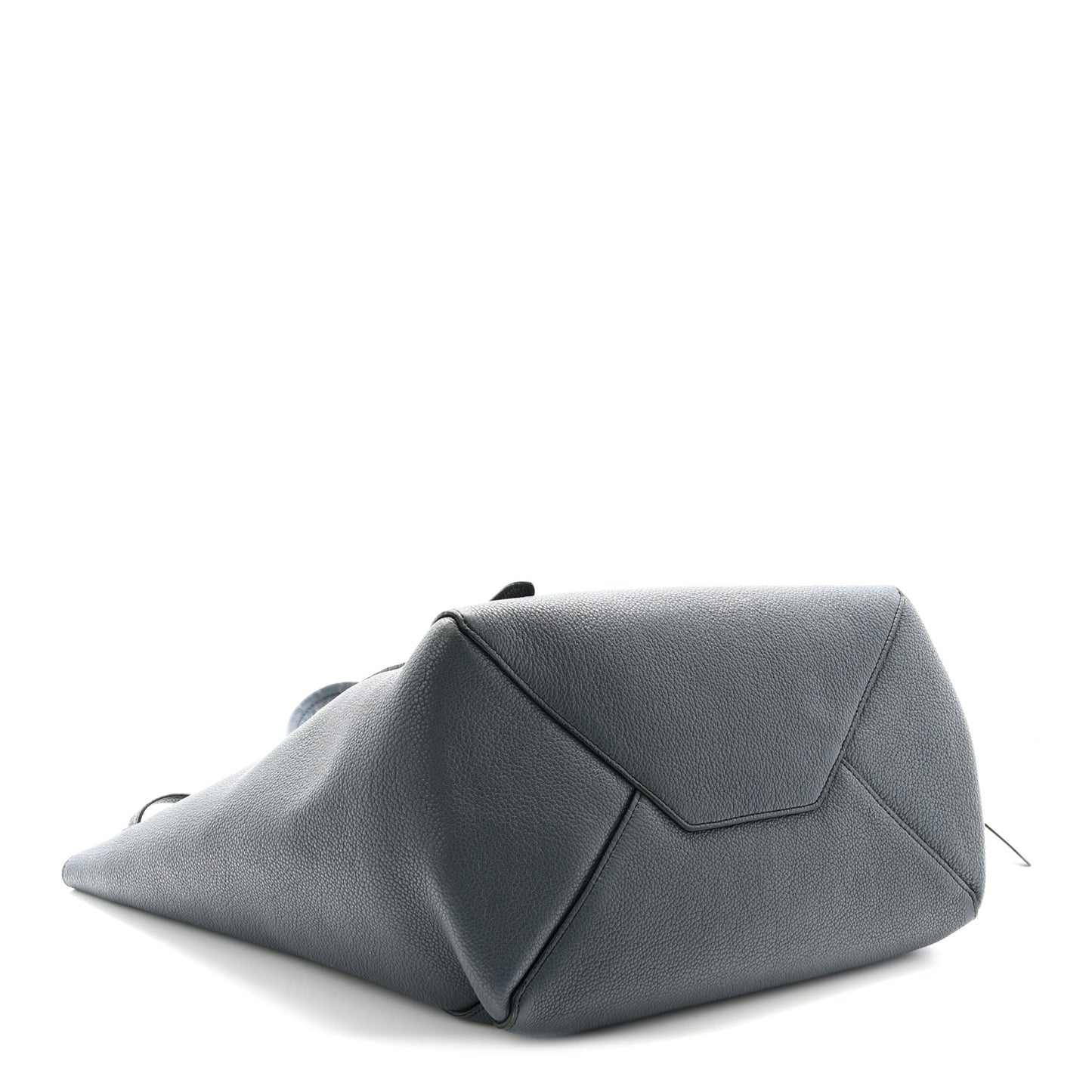 Soft Grained Calfskin Small Belt Cabas Phantom Slate
