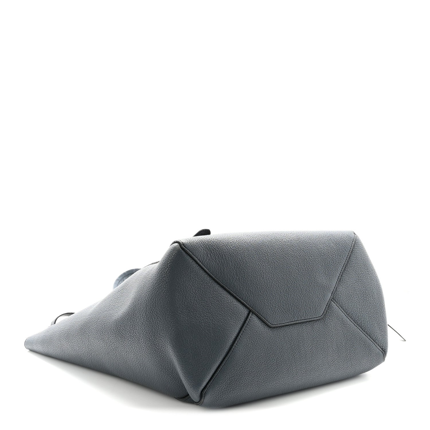 Celine Soft Grained Calfskin Small Belt Cabas Phantom Slate 4 of 9