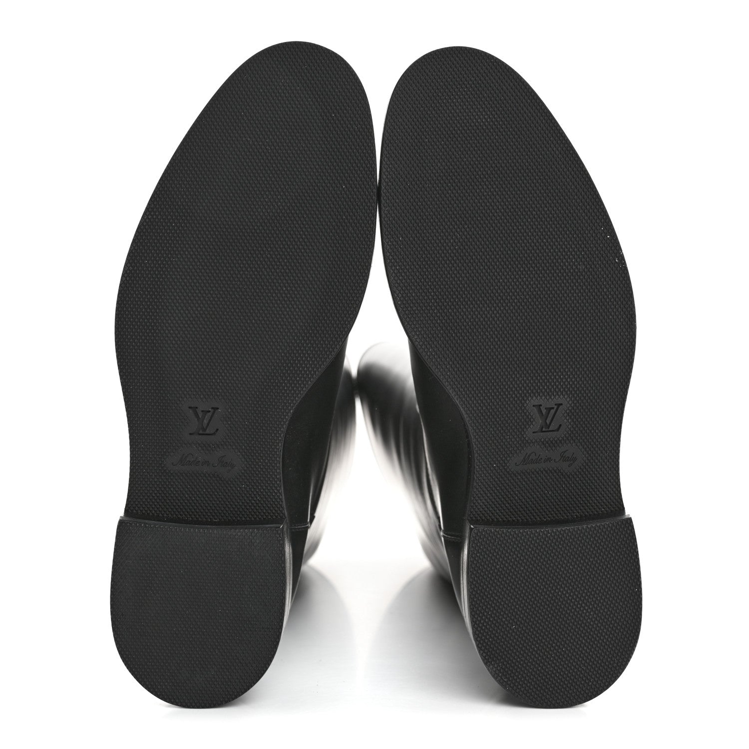 Louis Vuitton Calfskin Overdrive Flat High Boots 36 Black 5 of 8