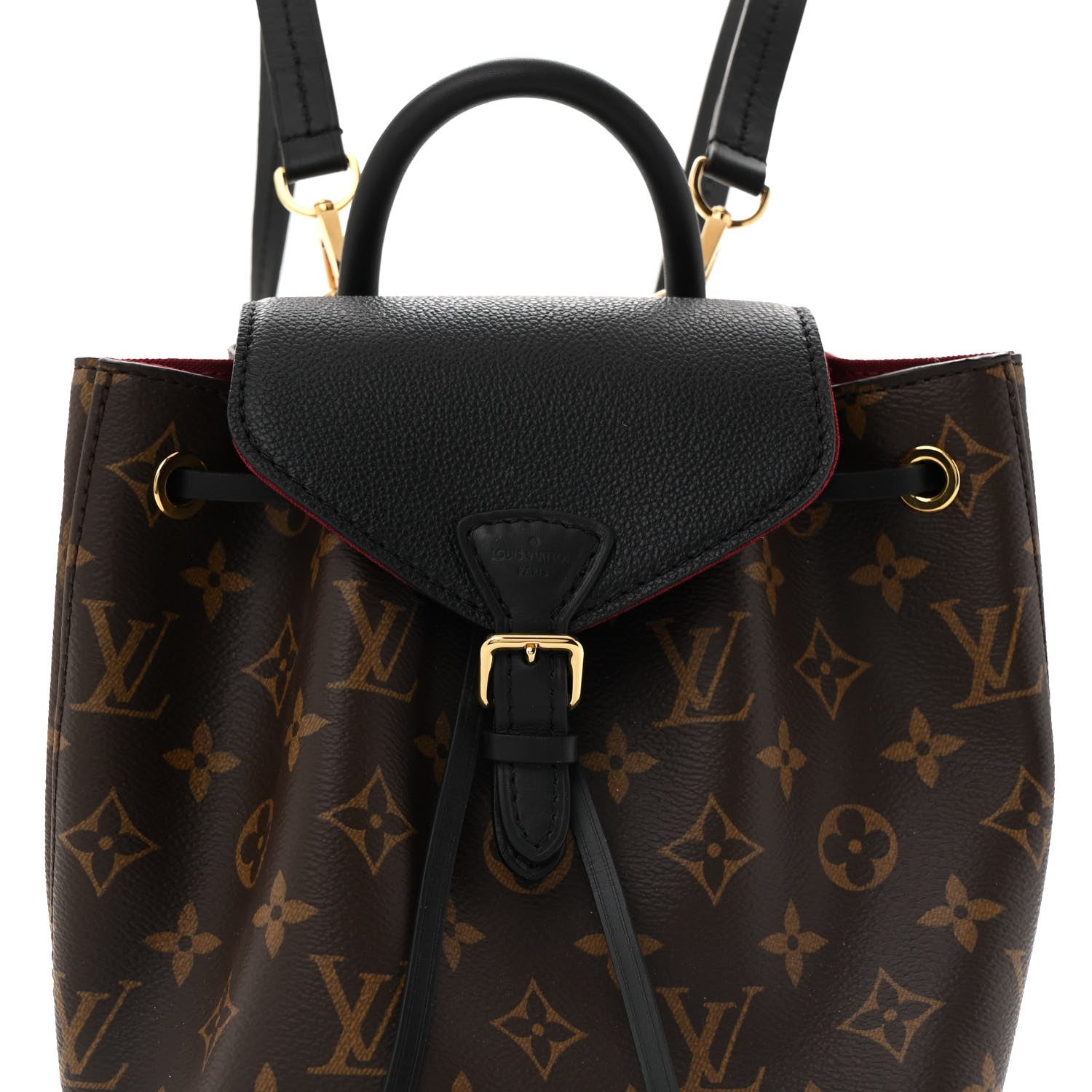 Louis Vuitton Monogram BB Montsouris NM Backpack Black 8 of 13