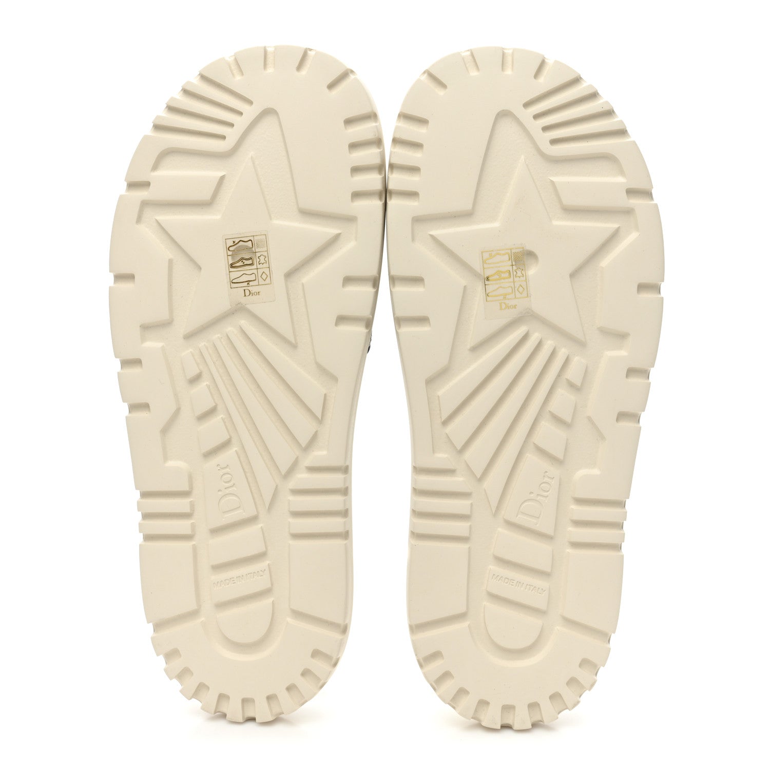 Christian Dior Canvas Embroidered Pixel Zodiac Dway 10mm Slide Sandals 41 White Multicolor 5 of 8