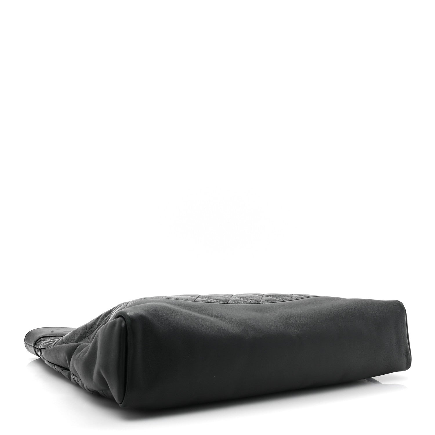 Chanel Shiny Aged Calfskin Quilted Large 31 Shopping Bag Black 4 of 13