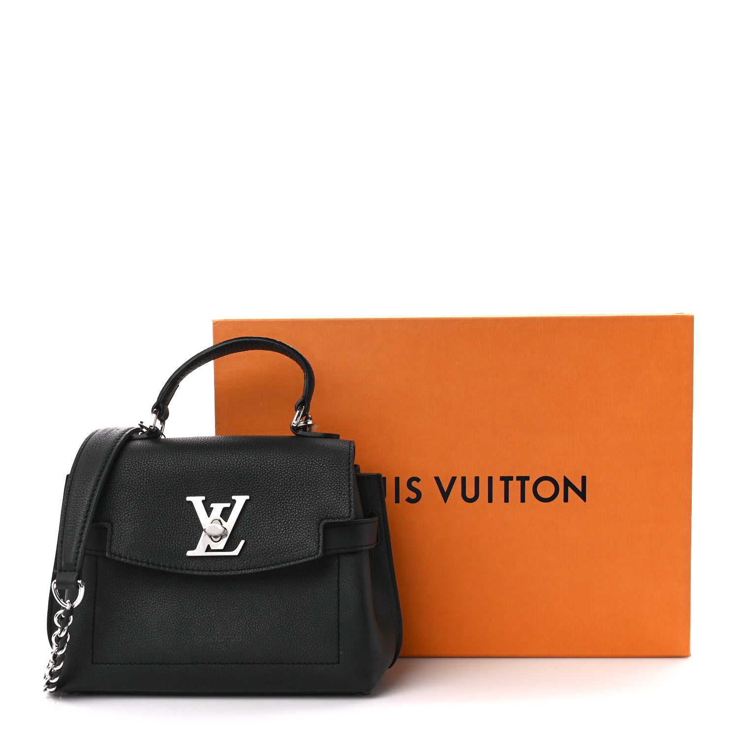 Louis Vuitton Calfskin Lockme Ever Mini Black 11 of 11