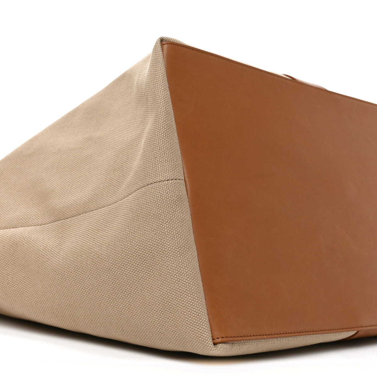 Saint Laurent Canvas Calfskin Y Tote Desert Dust Brick 9 of 10