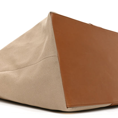 Saint Laurent Canvas Calfskin Y Tote Desert Dust Brick 9 of 10