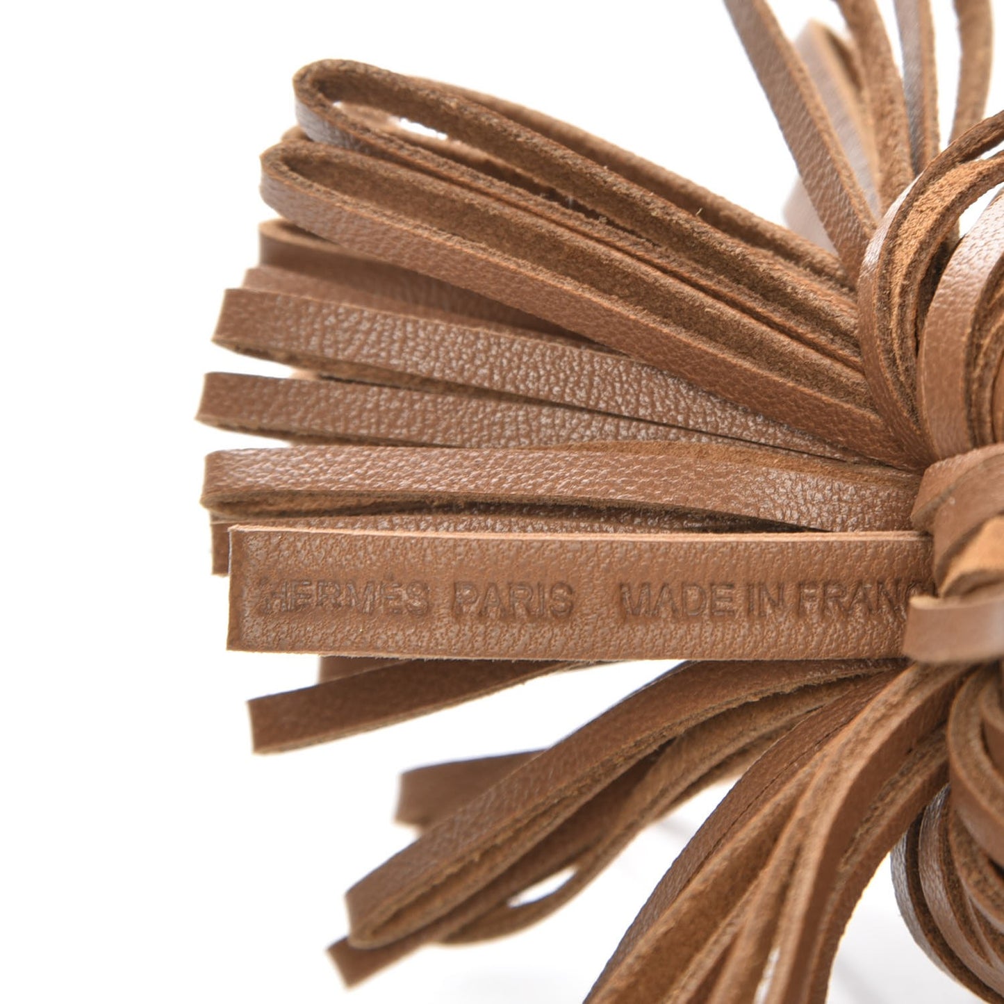 Lambskin Carmen Tassel Key Holder Gold