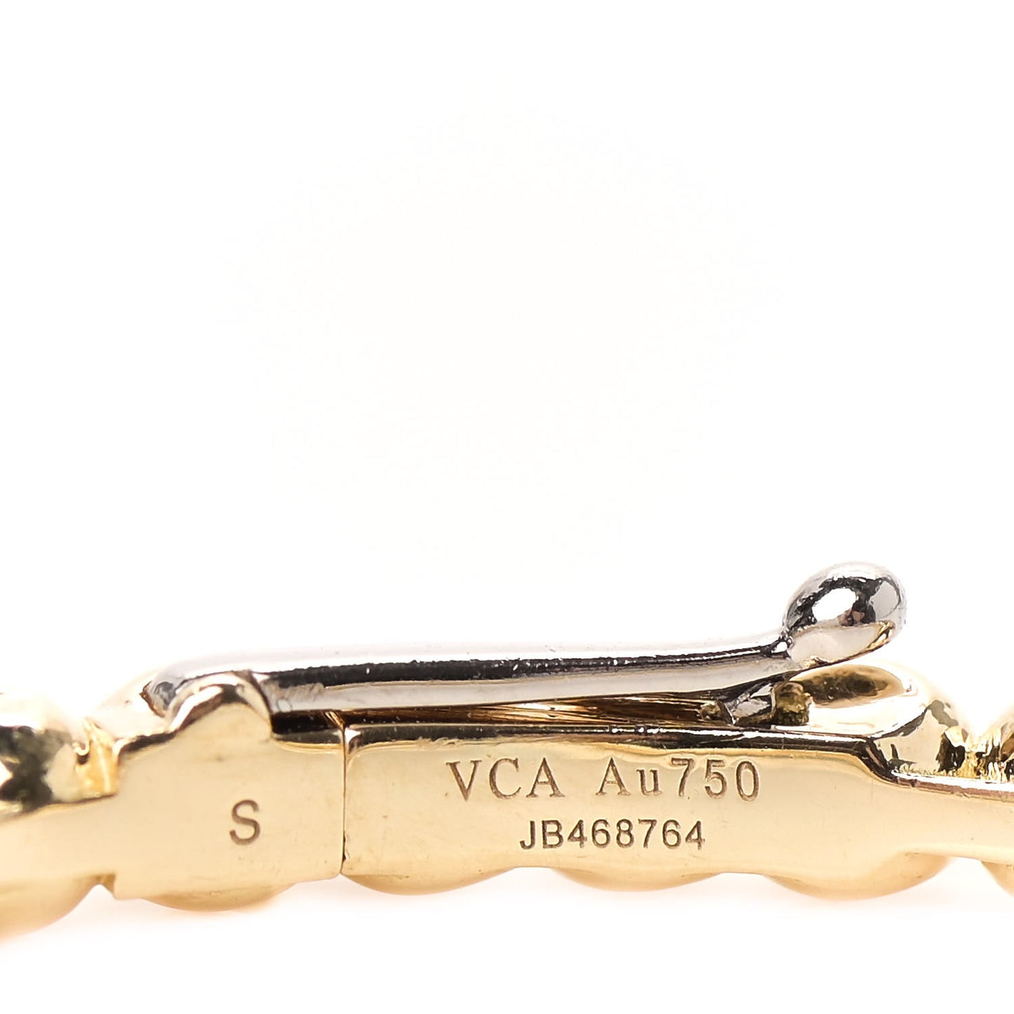 18K Yellow Gold Perlee Pearls of Gold Bracelet S