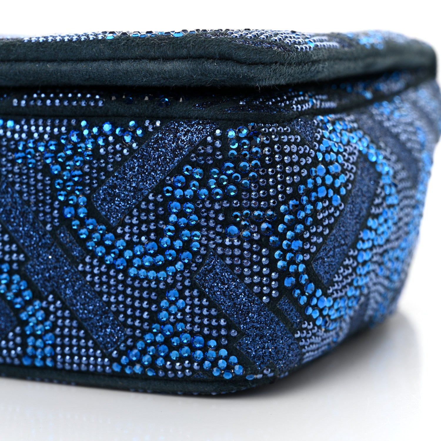 Burberry Glittery Crystal Embellished Small TB Lola Bag Blue 10 of 11