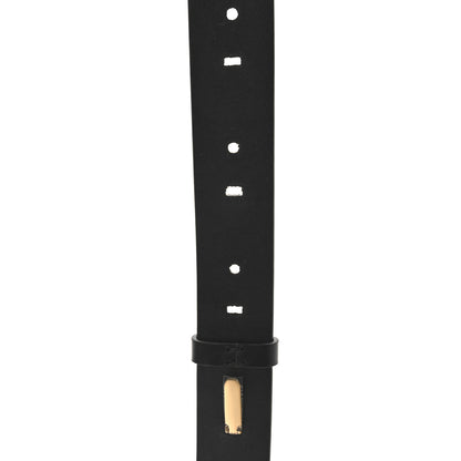 Versace X FENDI Calfskin Fendace Logo Belt 95 38 Black Gold 3 of 3