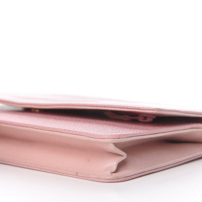 Chanel Caviar Timeless CC Wallet On Chain WOC Pink 8 of 15