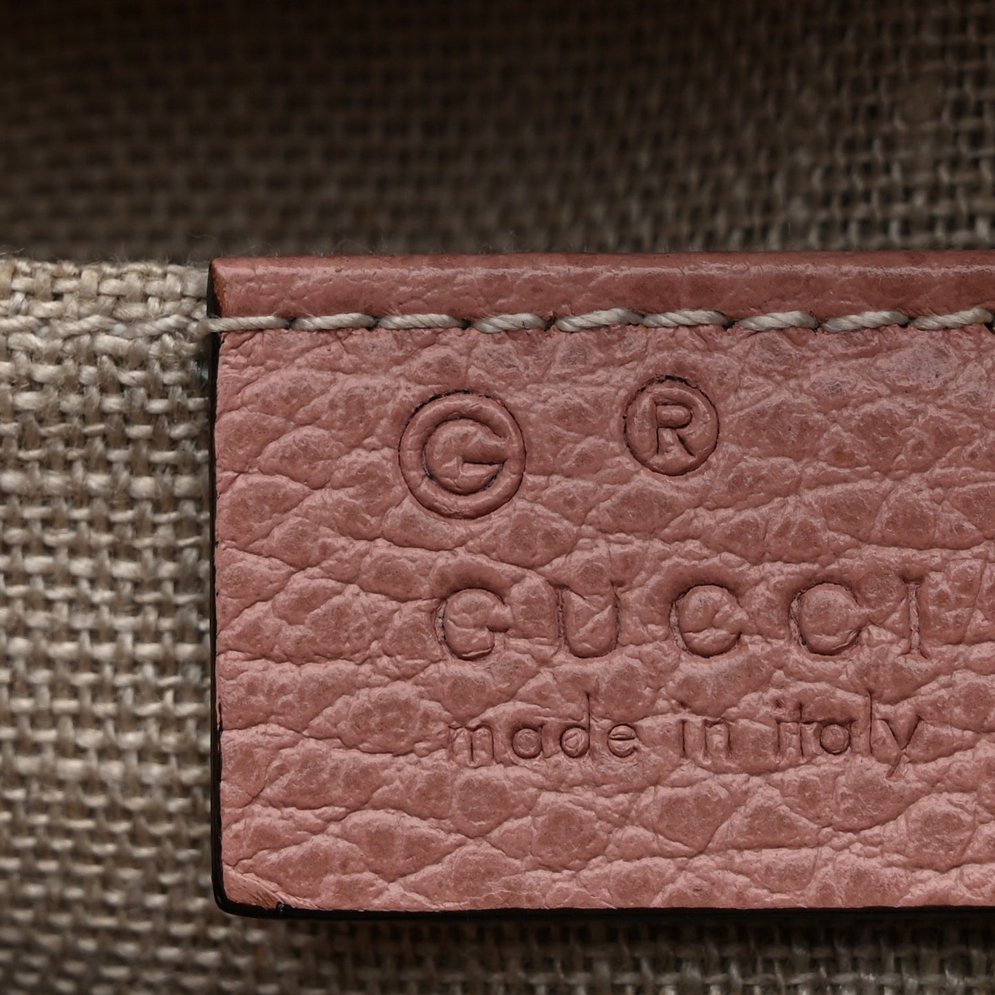 Monogram Mini Bree Messenger Bag Beige Soft Pink