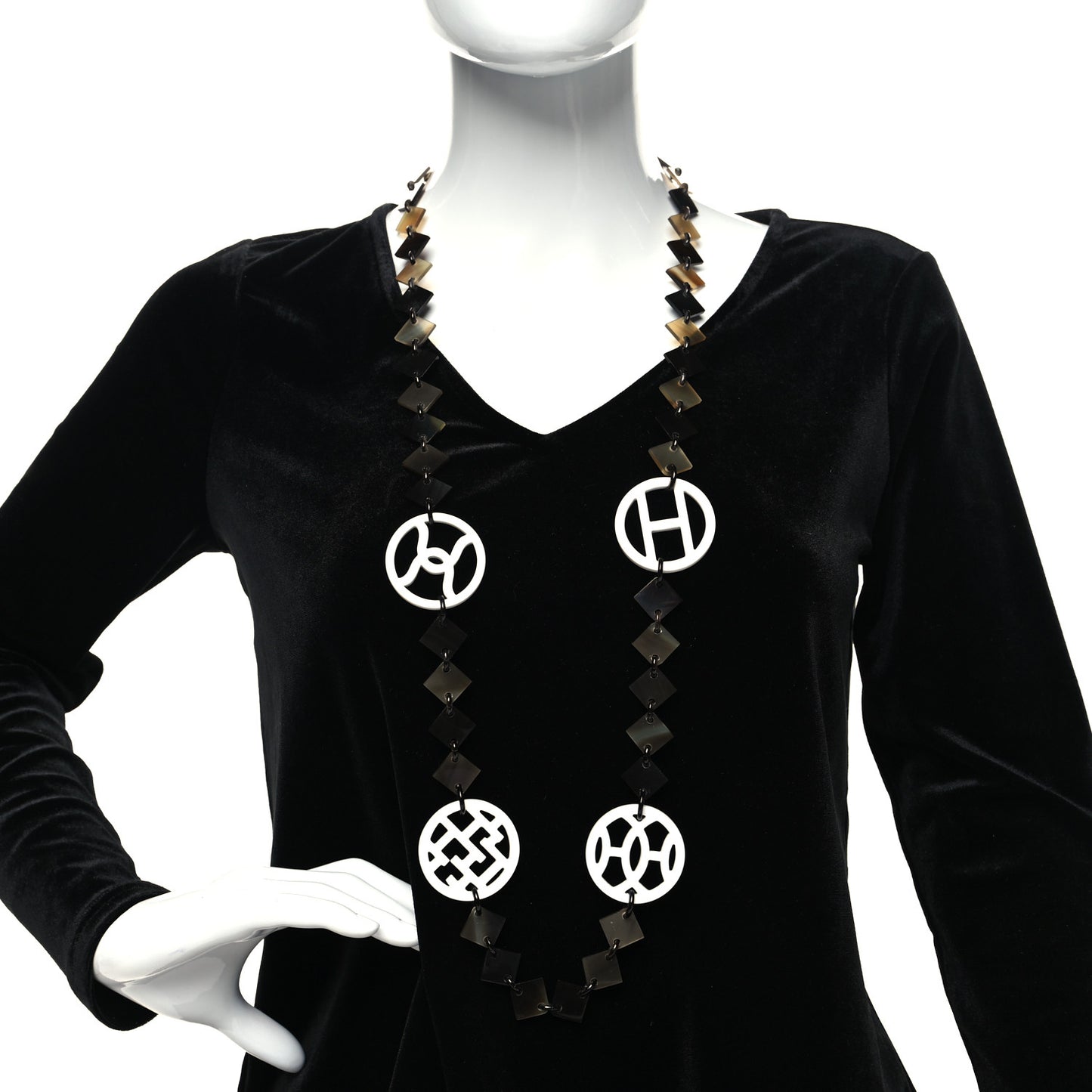 Buffalo Horn Lacquer Deva Necklace