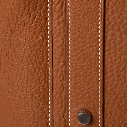Hermes Taurillon Clemence Lindy 45 Gold 8 of 9