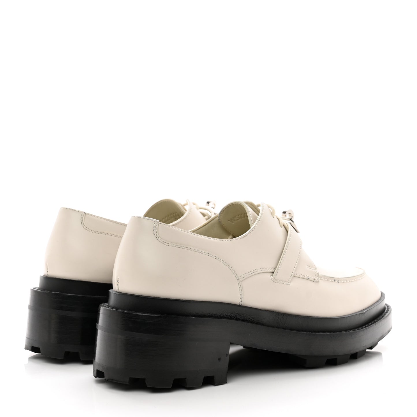 Glossed Calfskin First Derby 36 Beige Glaise