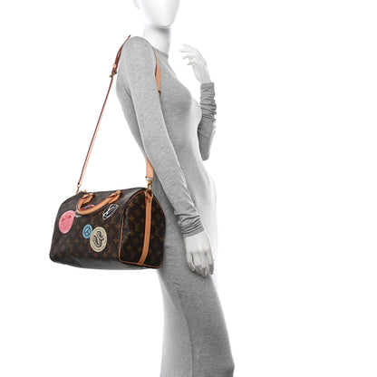 Louis Vuitton Monogram World Tour Speedy Bandouliere 30 2 of 10