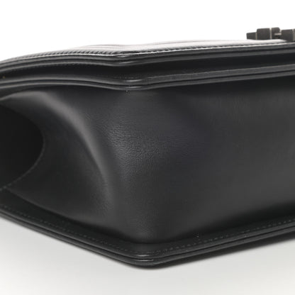 Chanel Calfskin Quilted Medium Boy Flap Black 9 of 13