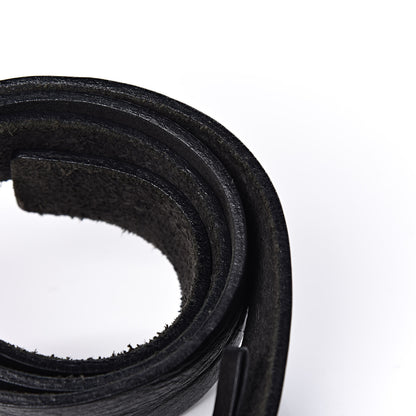Gucci Calfskin Guccissima Buckle Belt 95 38 Black 5 of 10