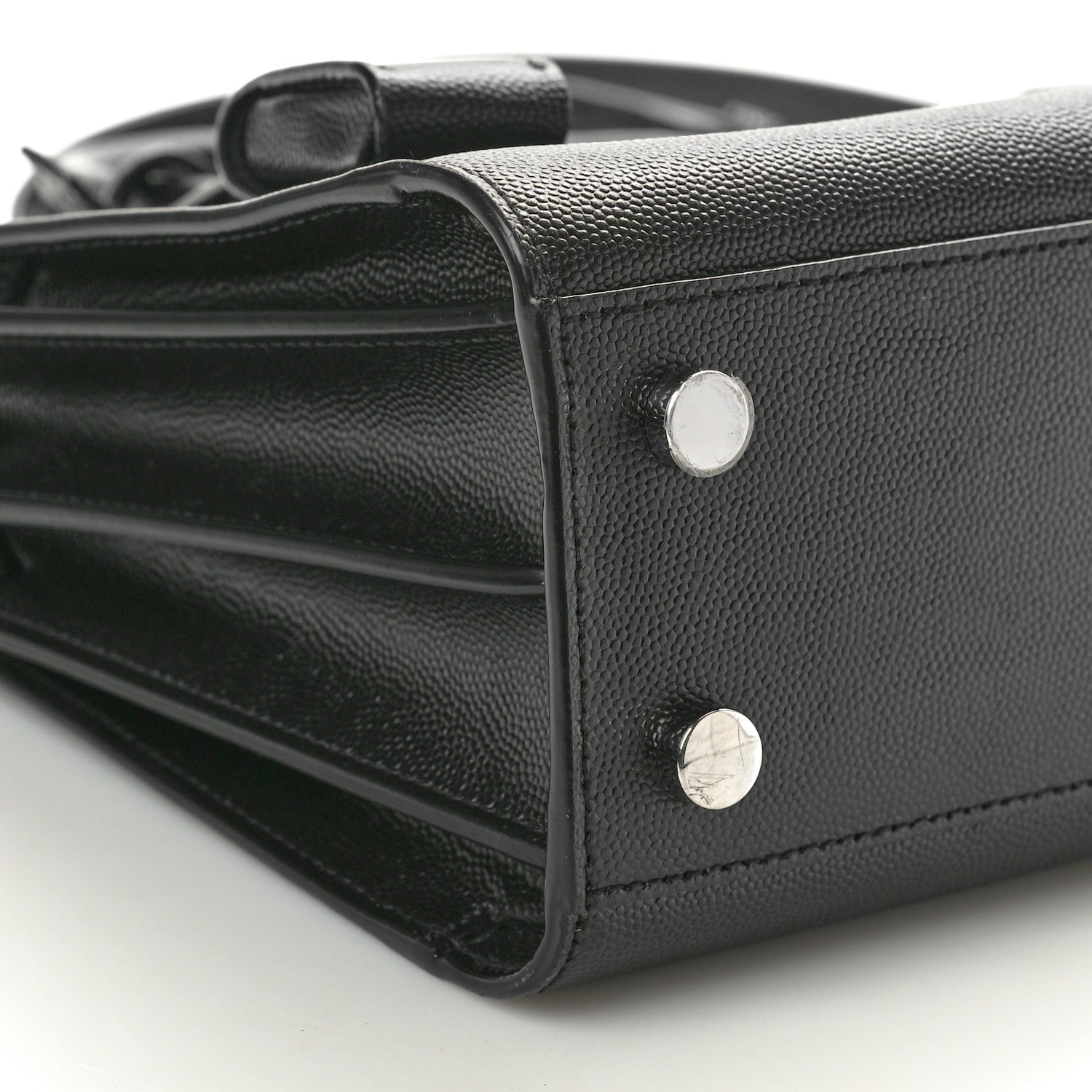 Saint Laurent Grained Calfskin Nano Sac De Jour Black 8 of 10