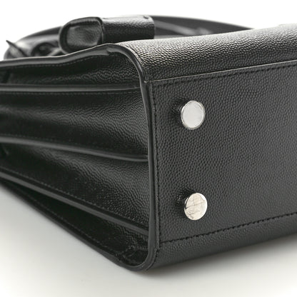 Saint Laurent Grained Calfskin Nano Sac De Jour Black 8 of 10