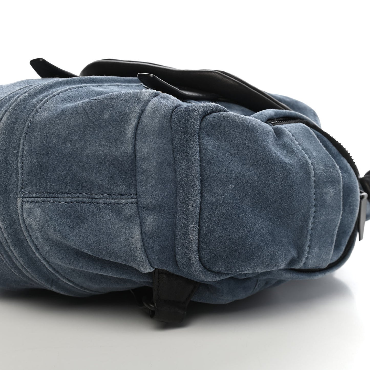 Lambskin Suede Mini Marti Backpack Blue Black