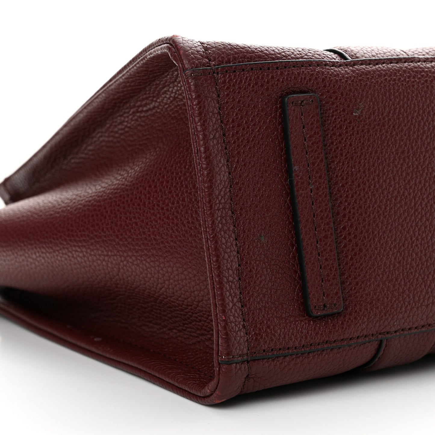 Grained Calfskin Medium The Tote Bag Chianti