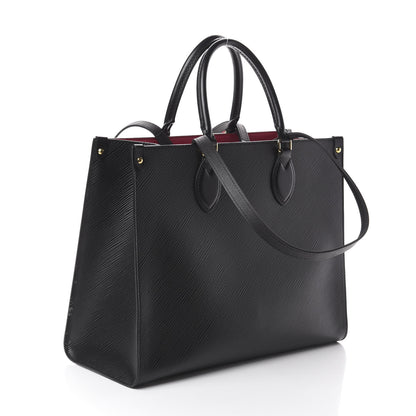 Louis Vuitton Epi Onthego MM Black 2 of 8