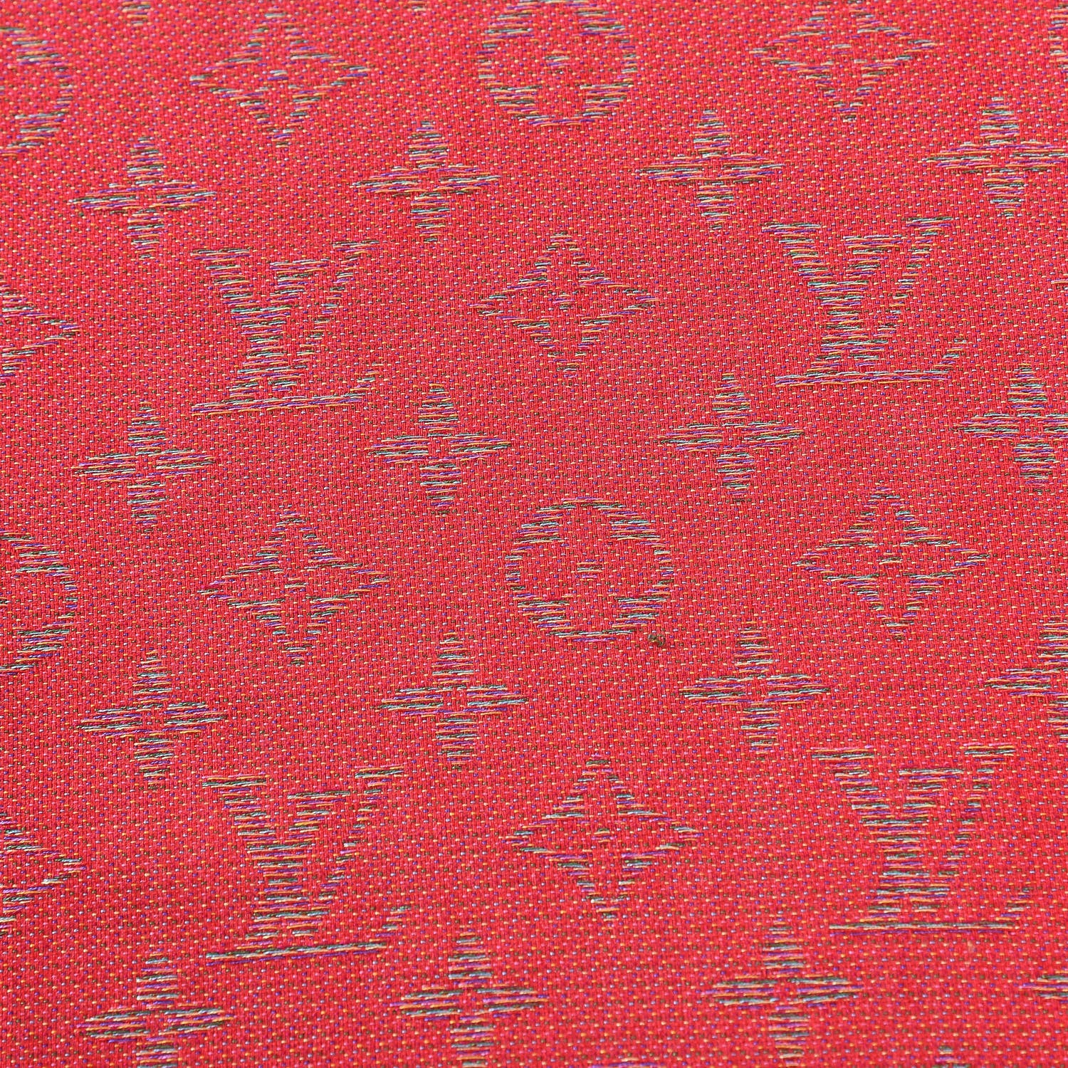 Louis Vuitton Wool Silk Monogram Rainbow Shawl Rubis 5 of 6