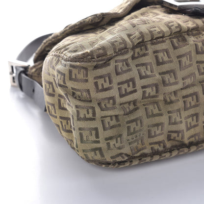 Fendi Zucchino Mama Baguette Dark Brown 8 of 11