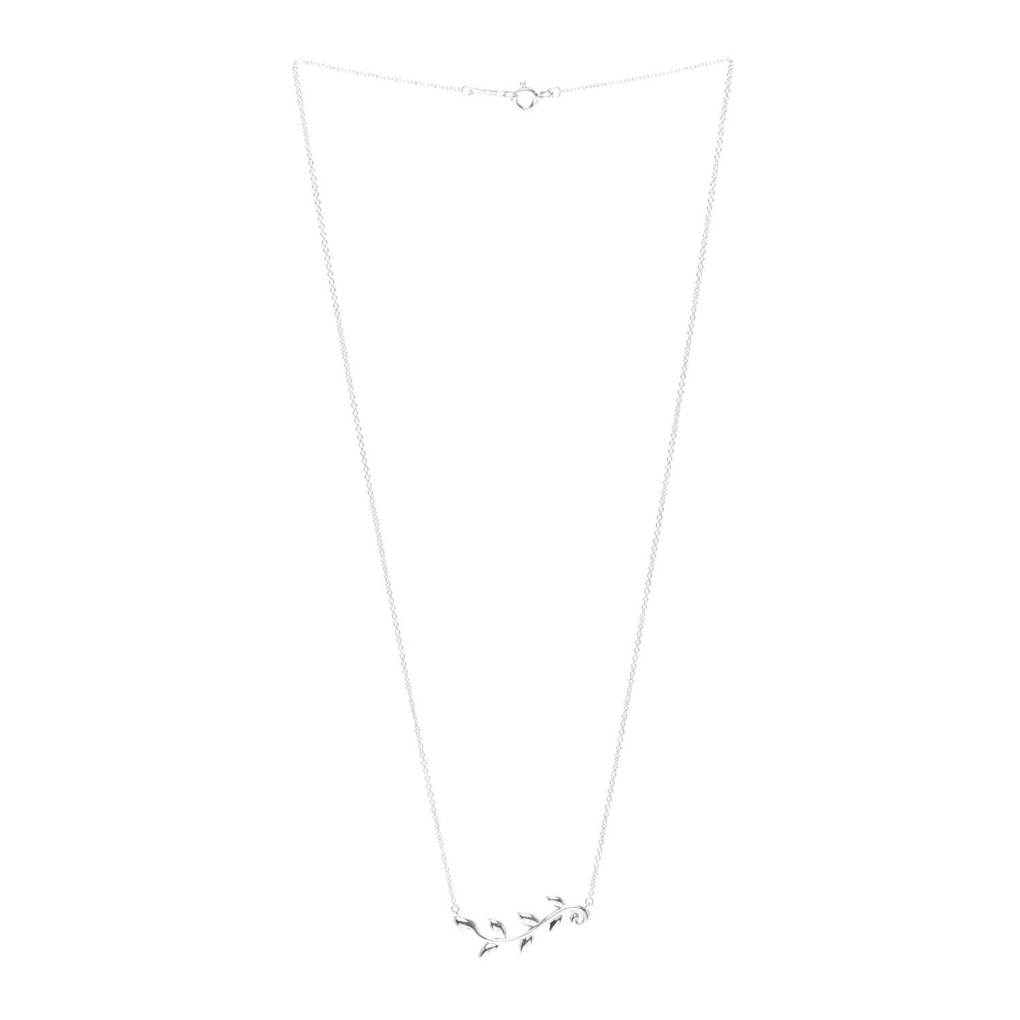 Sterling Silver Paloma Picasso Olive Leaf Vine Pendant Necklace