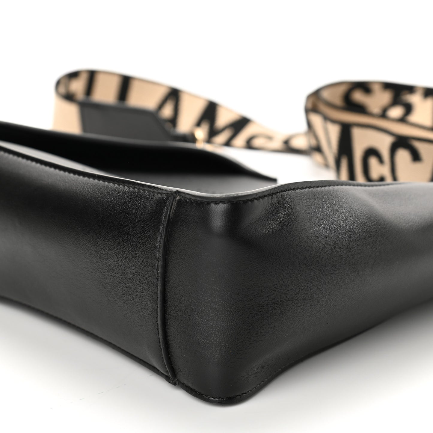 Eco Alter Nappa Perforated Logo Mini Crossbody Black
