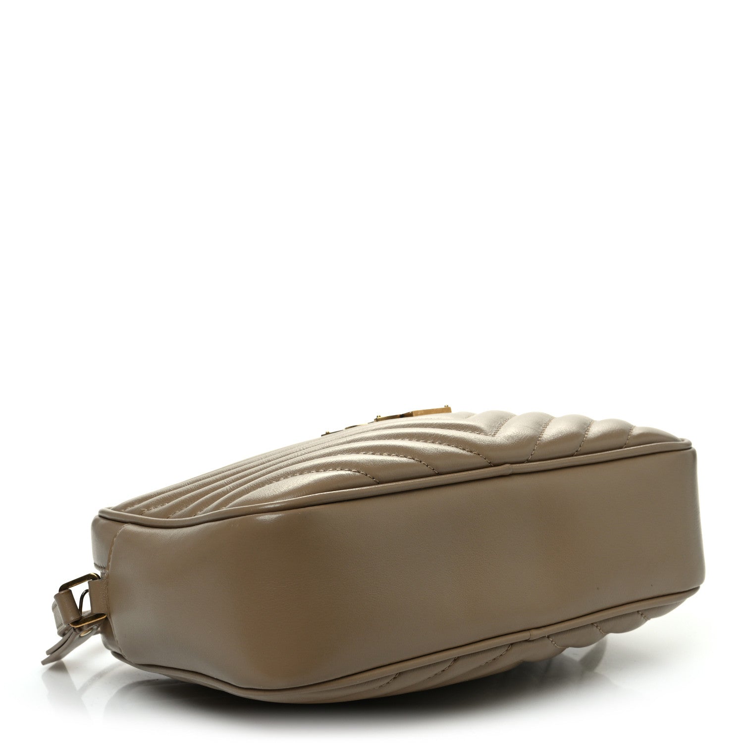 Saint Laurent Calfskin Matelasse Monogram Lou Camera Bag Taupe 5 of 15