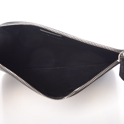 Givenchy Pebbled Calfskin Star Patches Pouch Black 5 of 7