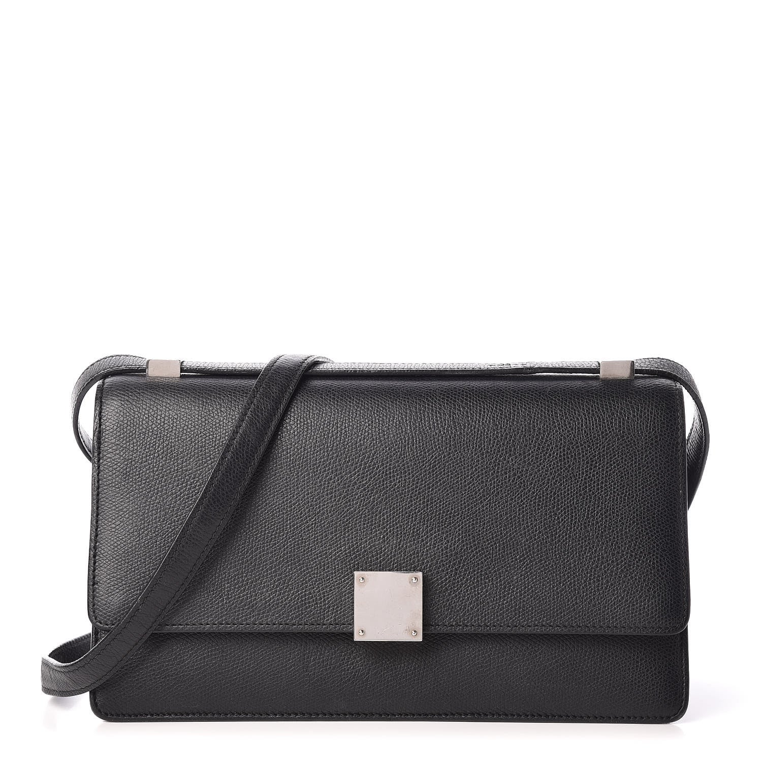 Celine Baby Grained Calfskin Small Case Flap Black 1 of 17