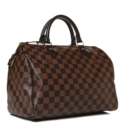 Louis Vuitton Damier Ebene Speedy 30 4 of 11