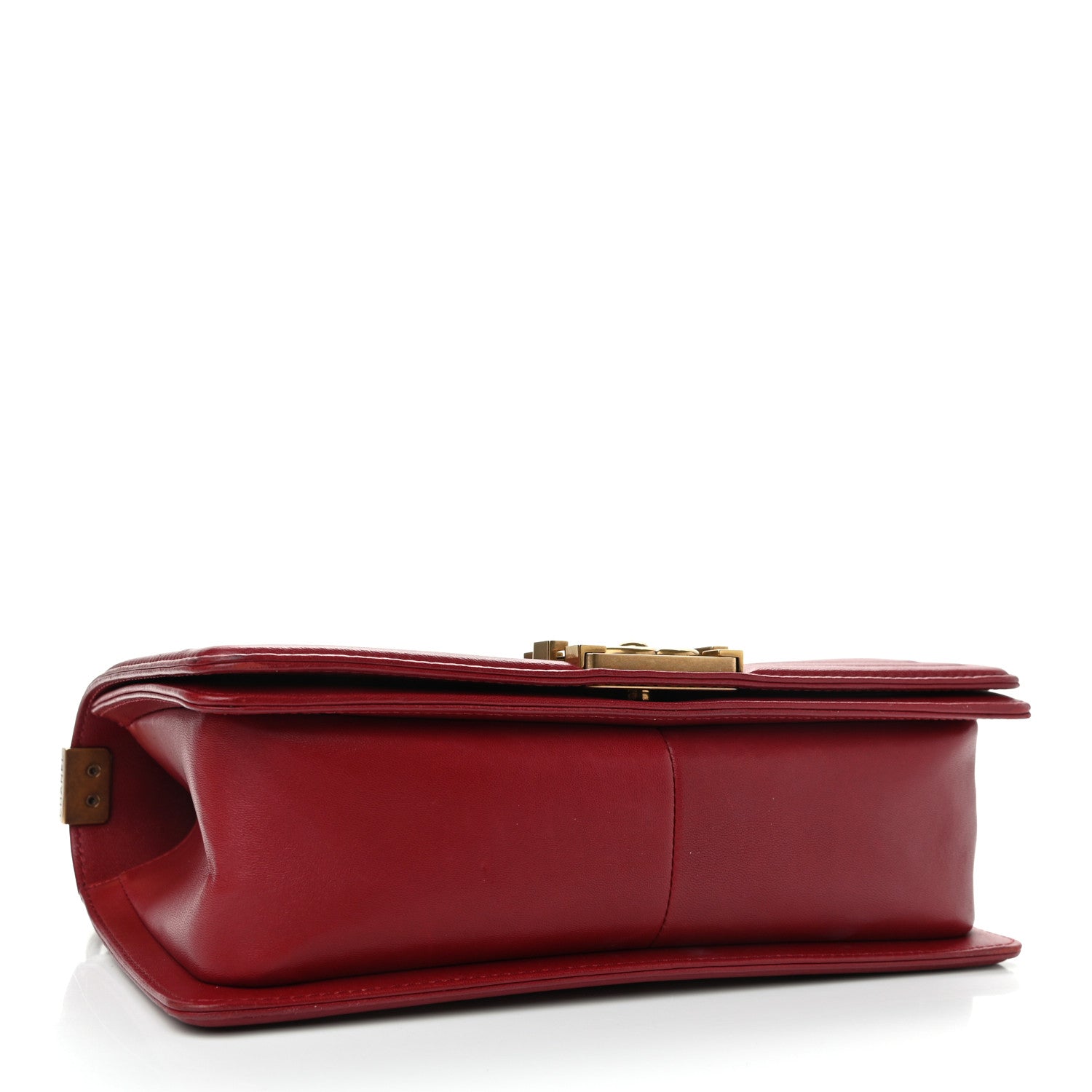Chanel Lambskin Quilted Medium Boy Flap Dark Red 3 of 12