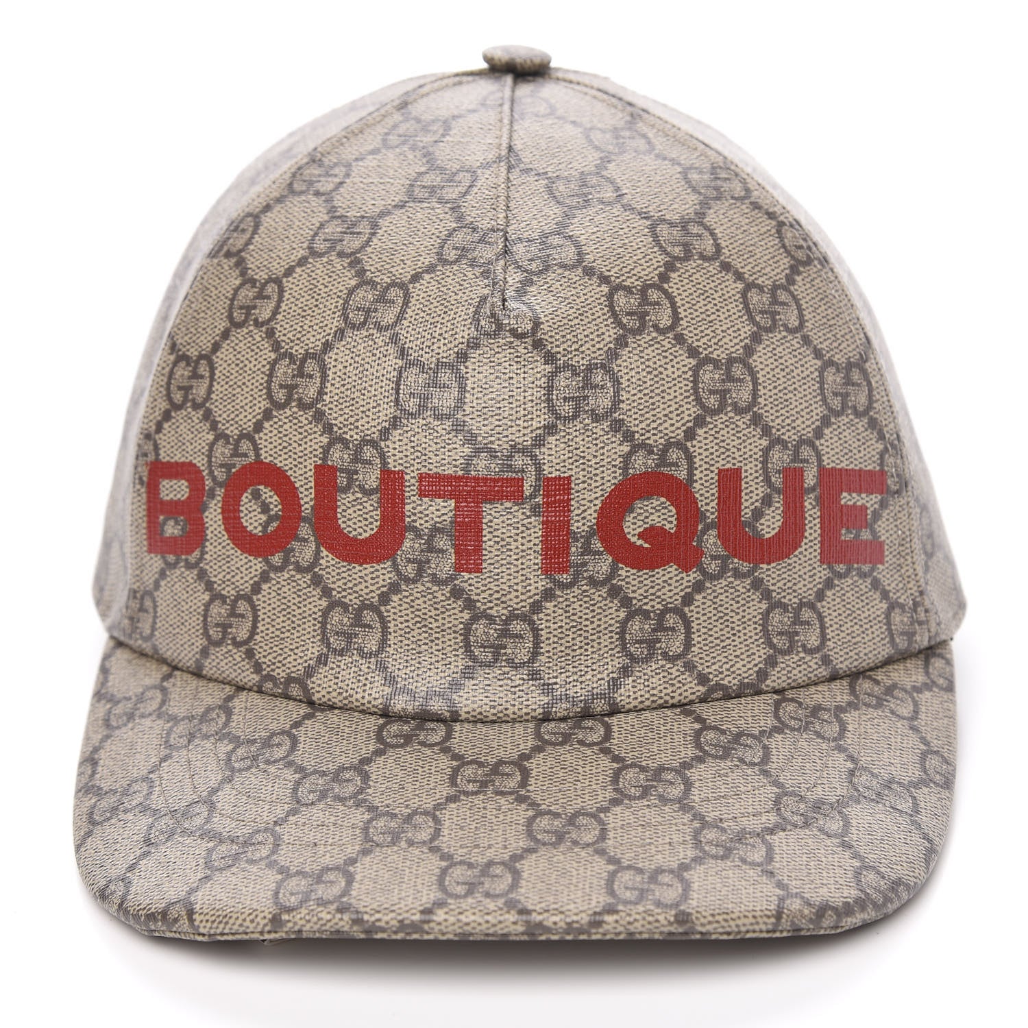 Gucci GG Supreme Monogram Boutique Print Baseball Hat S Beige 5 of 8