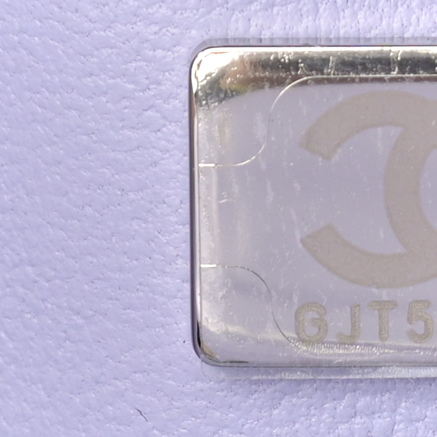 Caviar Quilted Small Double Flap Light Purple