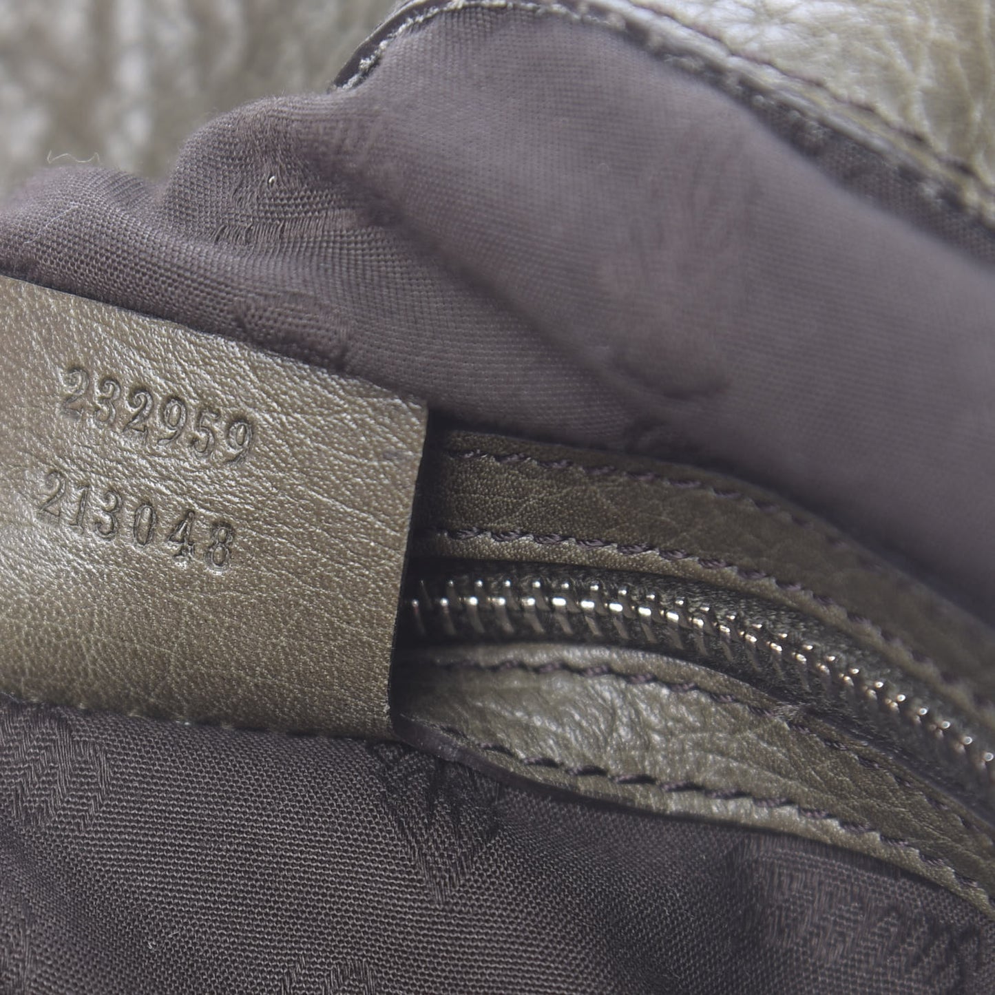 Monogram Bamboo Bar Medium Tote Olive